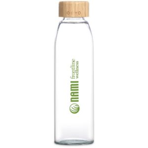 Alternative view of Okiyo Wabi-Sabi Glass Water Bottle - 500ml