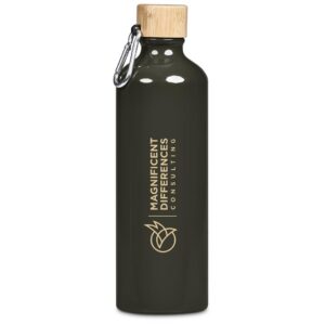 Serendipio Origen Aluminium & Bamboo Water Bottle – 750ml