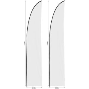Alternative view of Legend 3m Sublimated Arcfin Flying Banner Skin - Set Of 2 (Excludes Hardware)