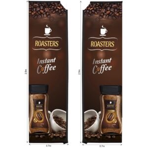 Legend 3m Sublimated Telescopic Double-Sided Flying Banner Skin (Excludes Hardware)