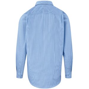 Alternative view of Mens Long Sleeve Micro Check Shirt - Light Blue