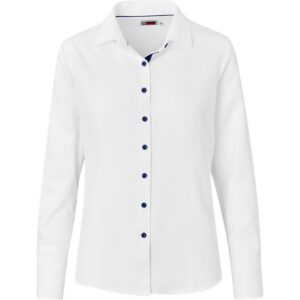 Ladies Long Sleeve Casablanca Shirt - Navy