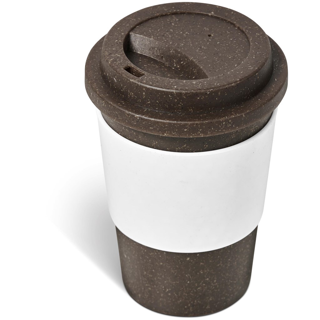 Kooshty Brown Bean Plastic Double-Wall Tumbler – 400ml - Image 46