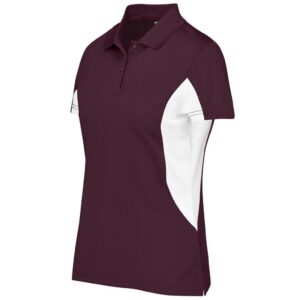 Alternative view of Ladies Championship Golf Shirt - Maroon