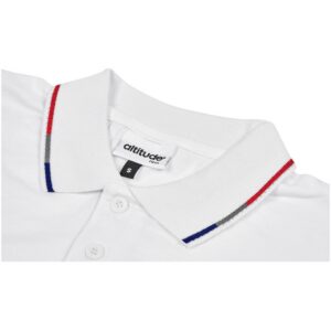Alternative view of Mens Ash Golf Shirt - White