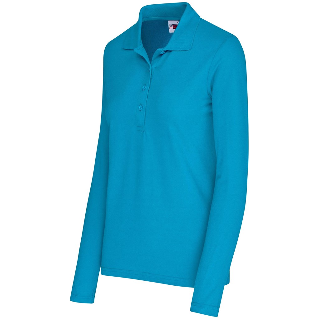 Ladies Long Sleeve Elemental Golf Shirt - Image 4