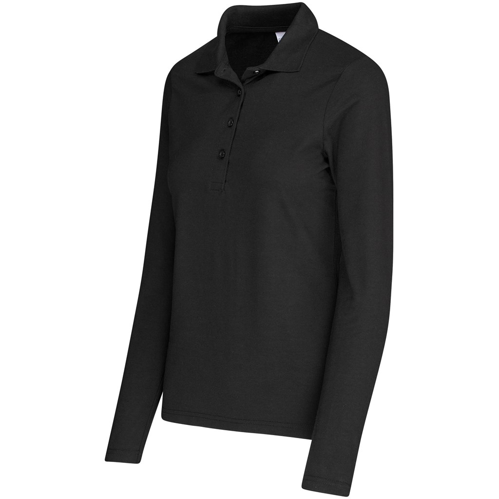 Ladies Long Sleeve Elemental Golf Shirt - Image 7