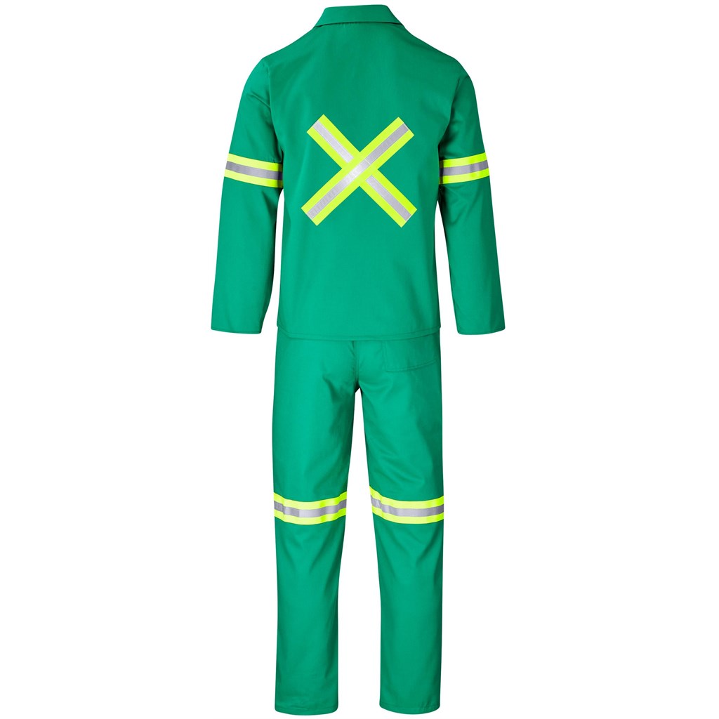 Trade Polycotton Conti Suit - Reflective Arms, Legs & Back - Yellow Tape - Image 10