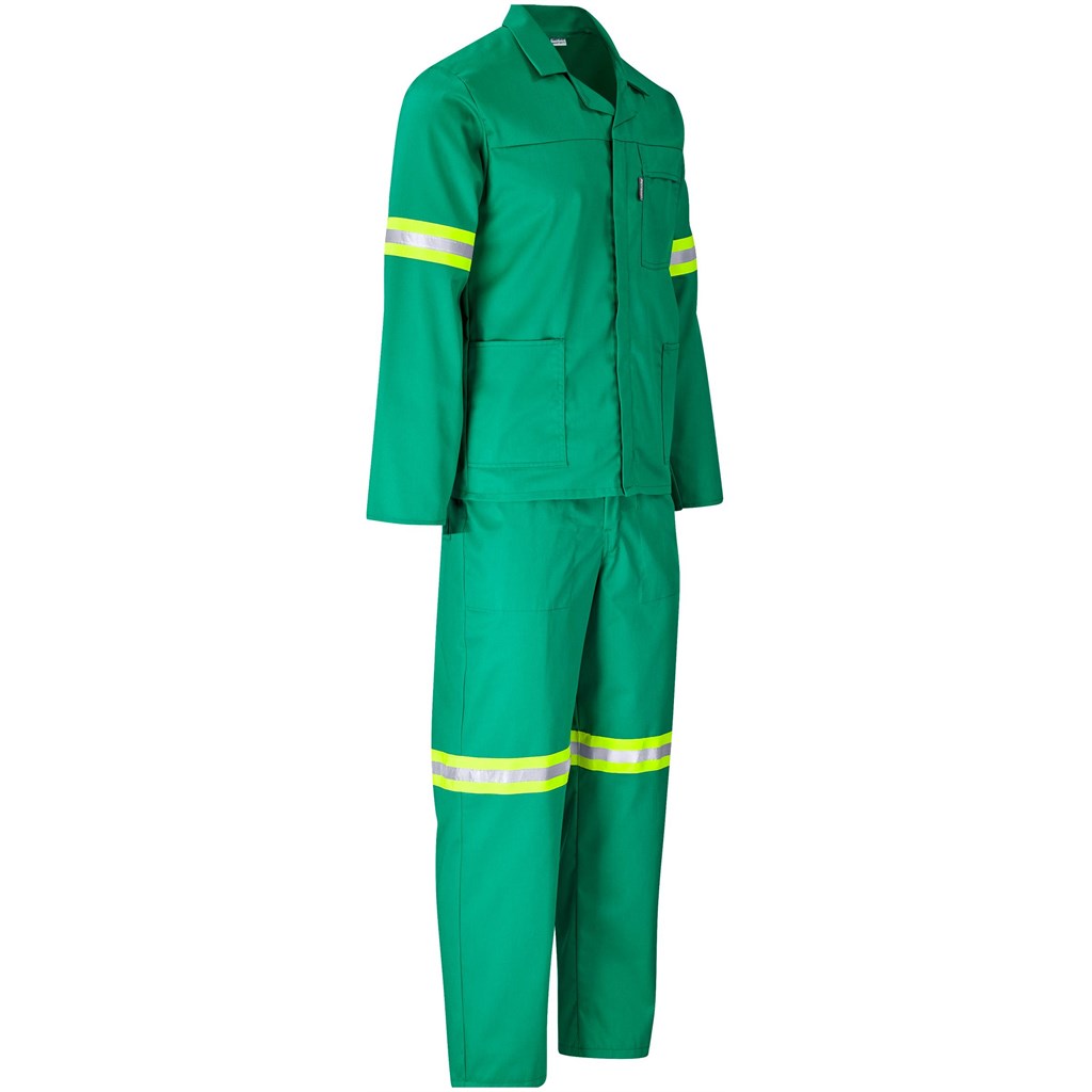 Trade Polycotton Conti Suit - Reflective Arms, Legs & Back - Yellow Tape - Image 11