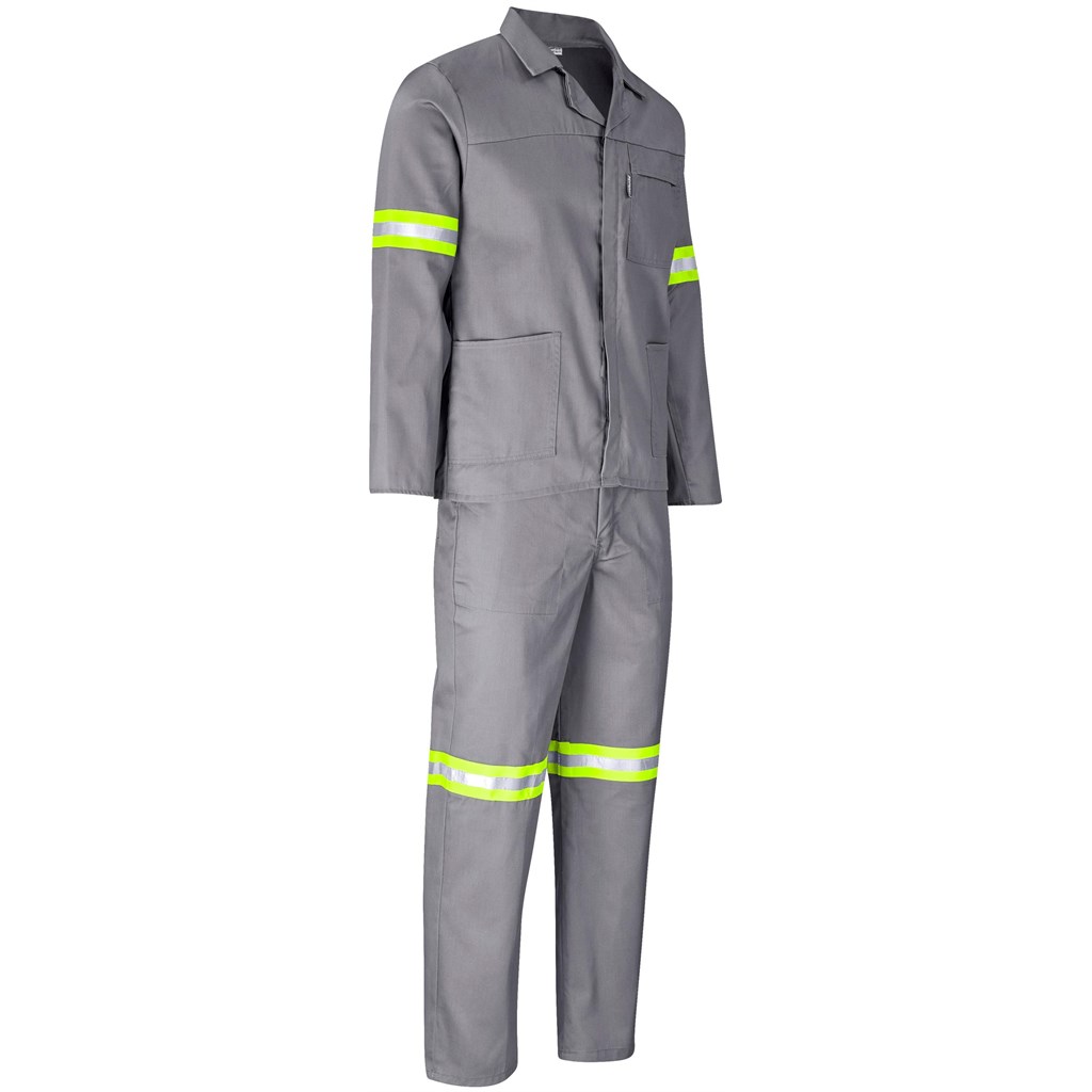 Trade Polycotton Conti Suit - Reflective Arms, Legs & Back - Yellow Tape - Image 12