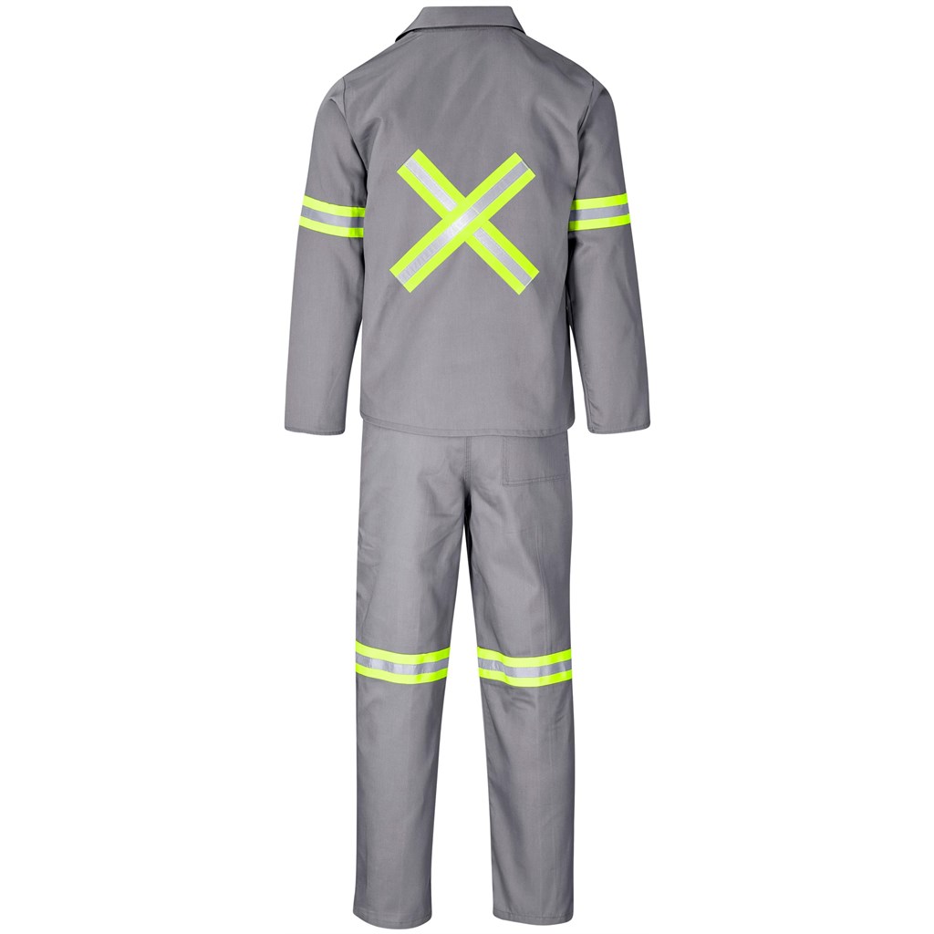 Trade Polycotton Conti Suit - Reflective Arms, Legs & Back - Yellow Tape - Image 13