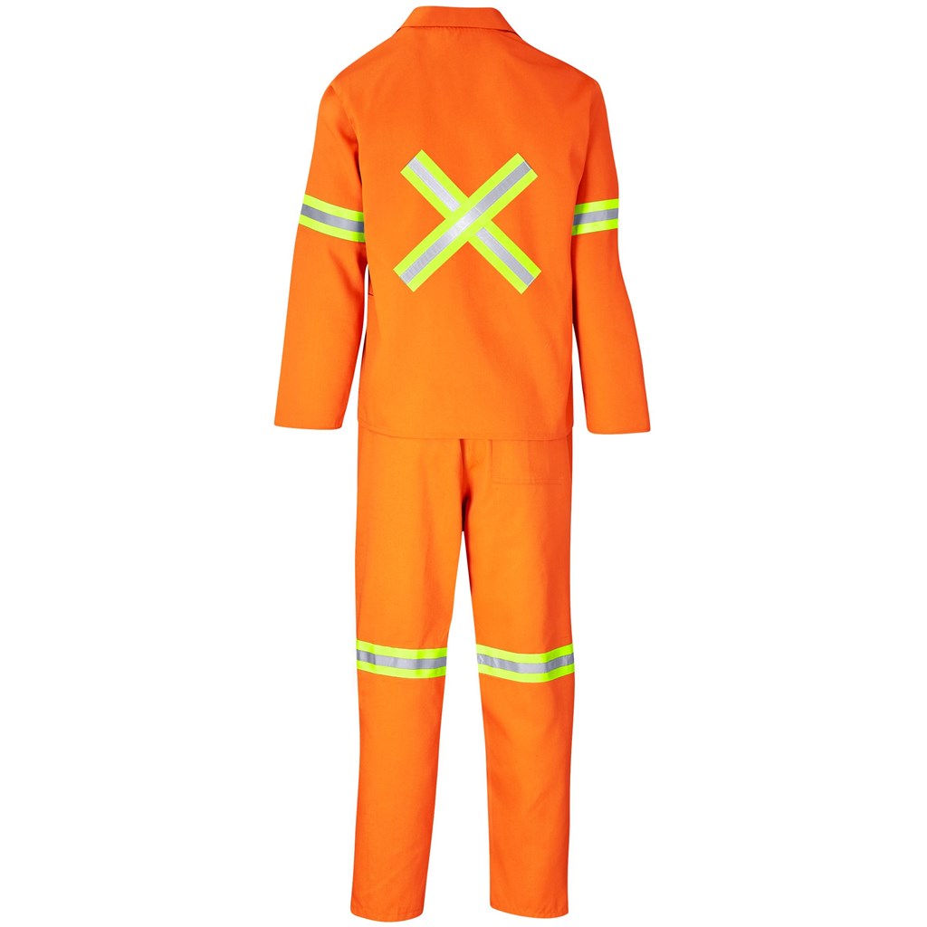 Trade Polycotton Conti Suit - Reflective Arms, Legs & Back - Yellow Tape - Image 18