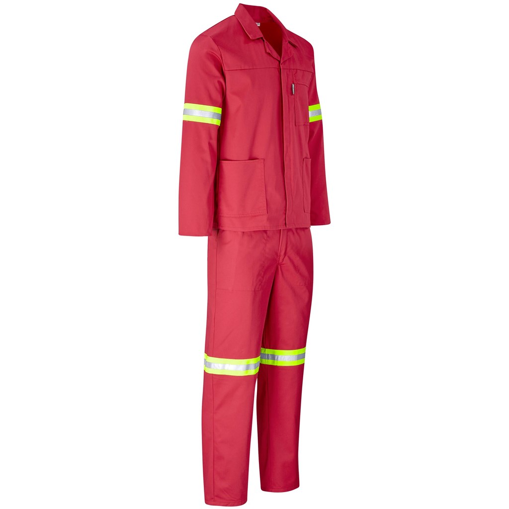 Trade Polycotton Conti Suit - Reflective Arms, Legs & Back - Yellow Tape - Image 21