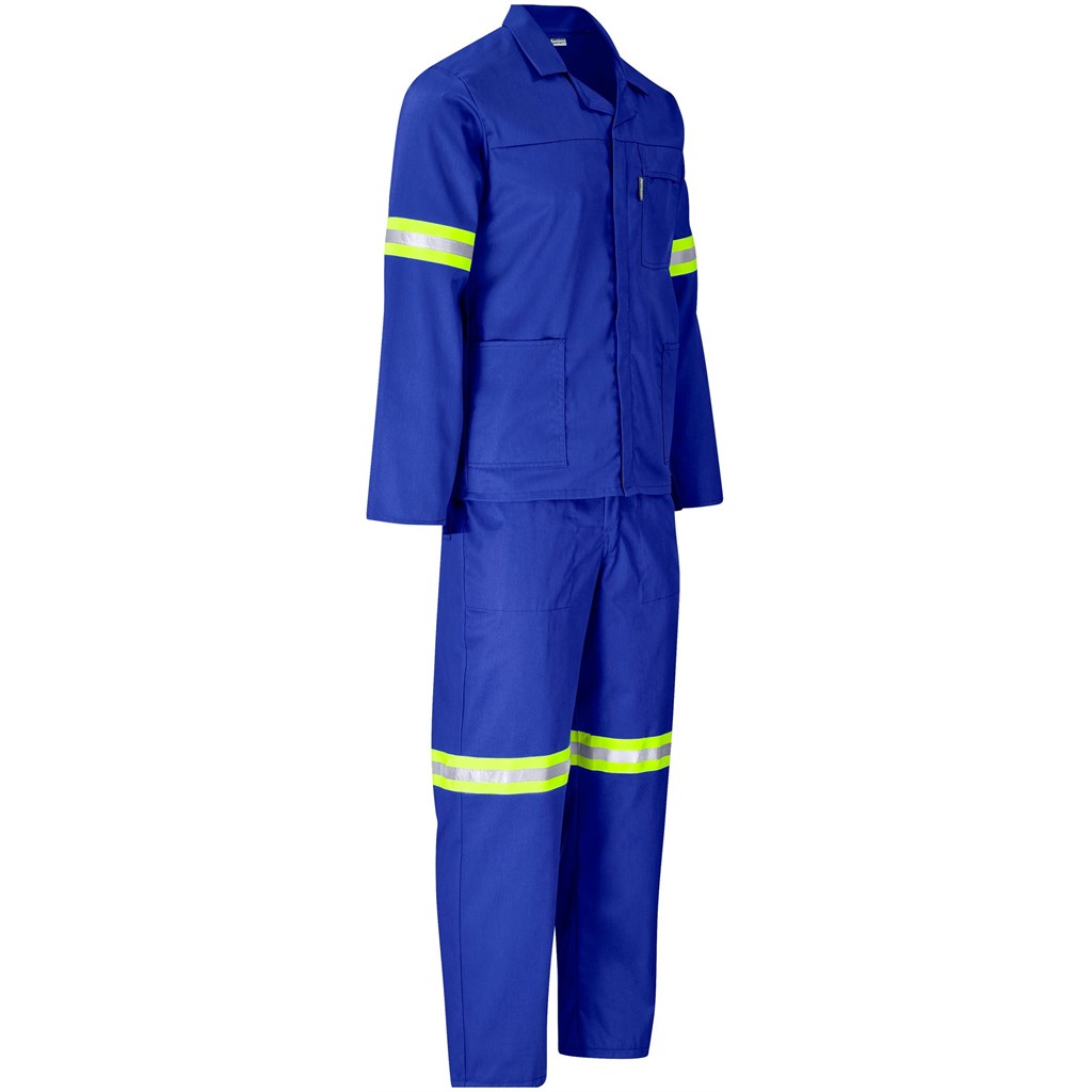 Trade Polycotton Conti Suit - Reflective Arms, Legs & Back - Yellow Tape - Image 22