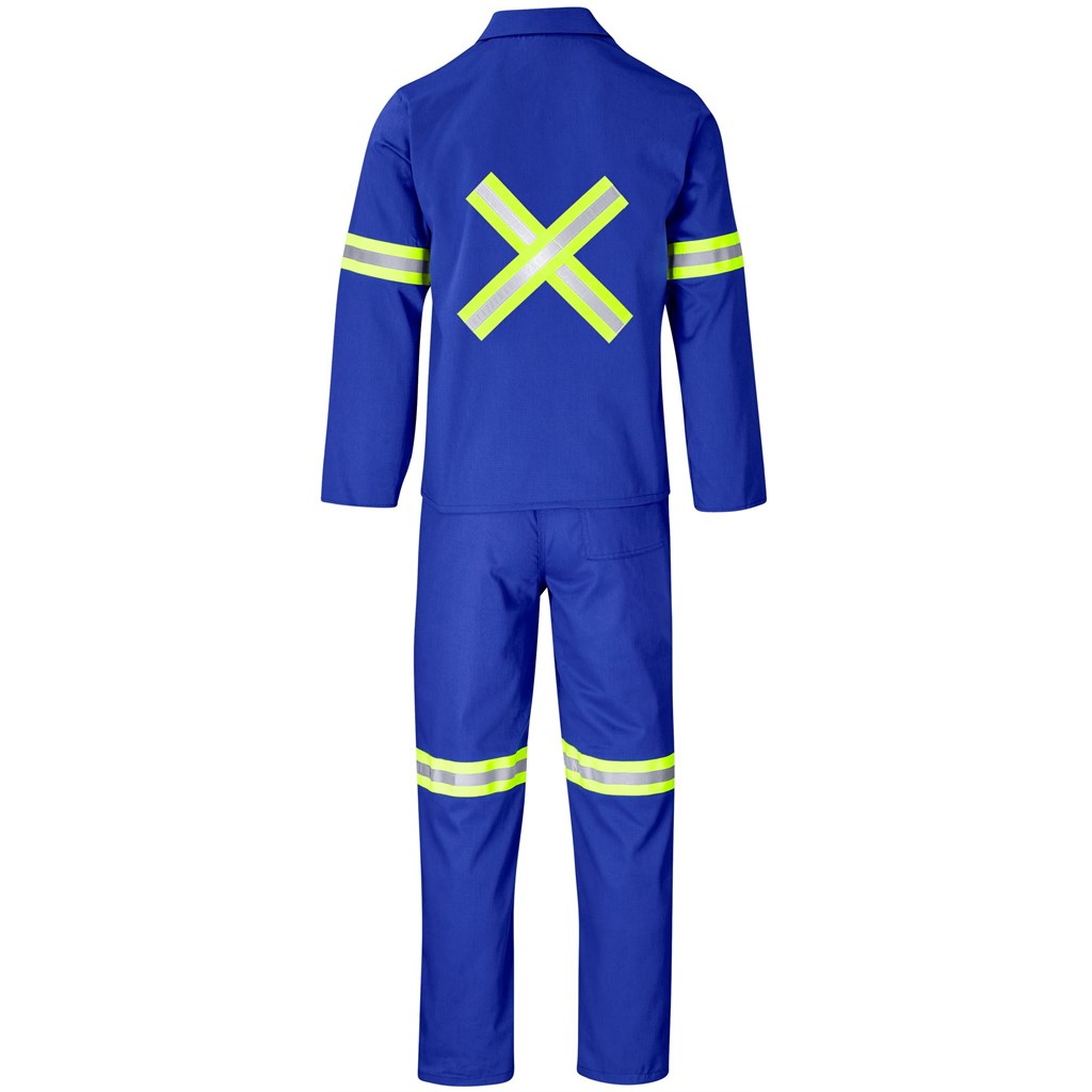 Trade Polycotton Conti Suit - Reflective Arms, Legs & Back - Yellow Tape - Image 23