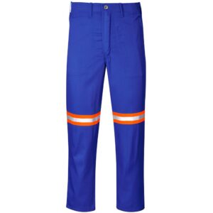 Trade Polycotton Pants - Reflective Legs - Orange Tape