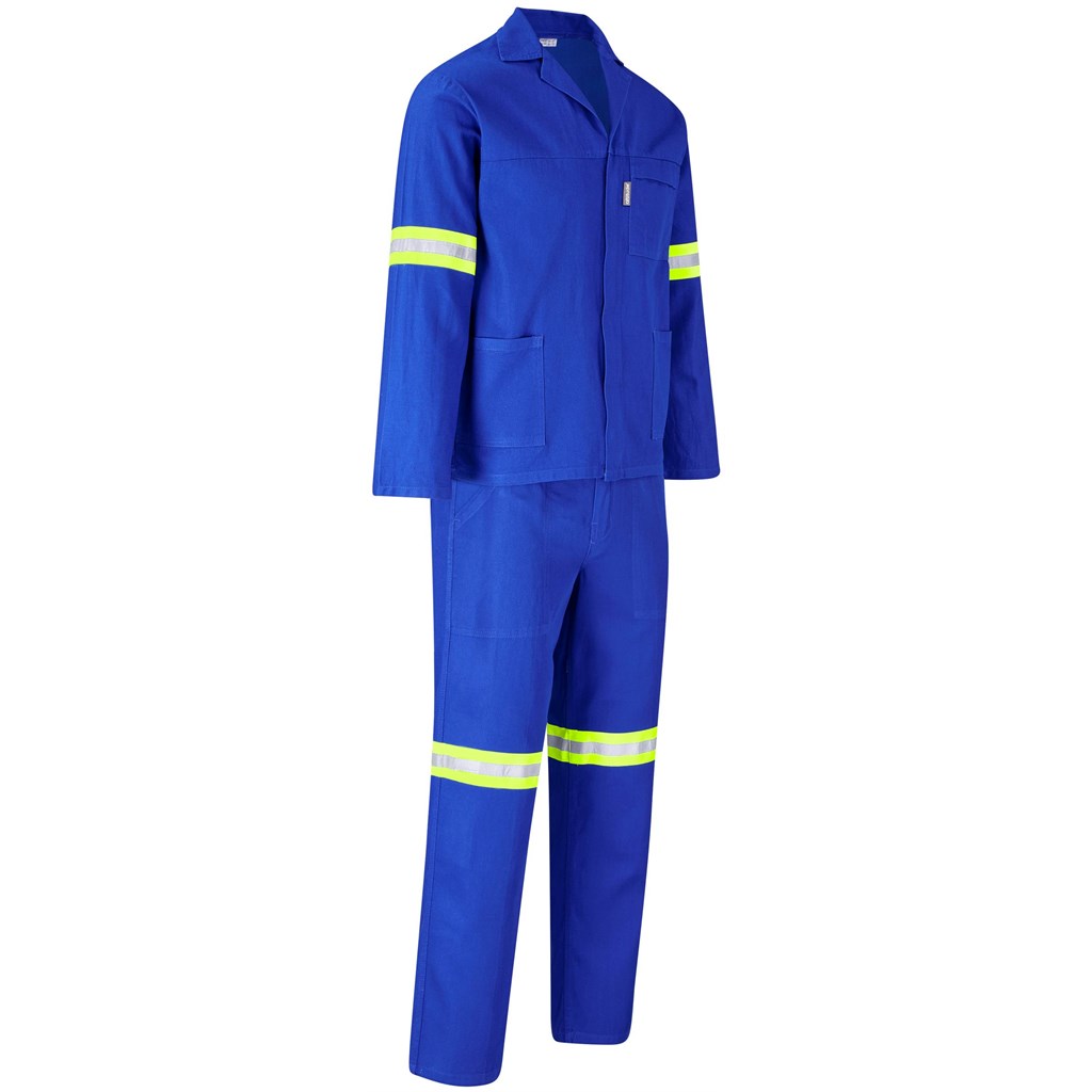 Technician 100% Cotton Conti Suit - Reflective Arms & Legs - Yellow Tape - Image 14