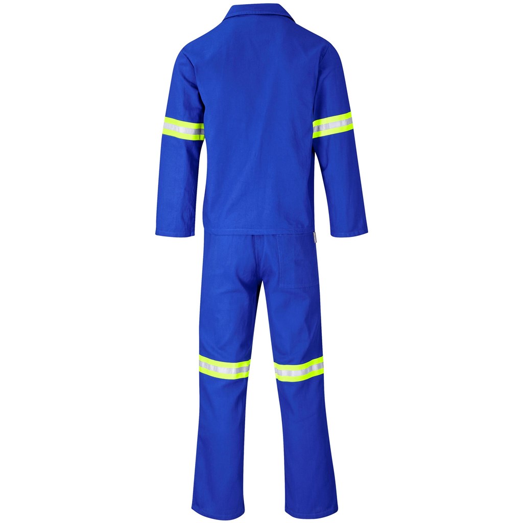 Technician 100% Cotton Conti Suit - Reflective Arms & Legs - Yellow Tape - Image 15