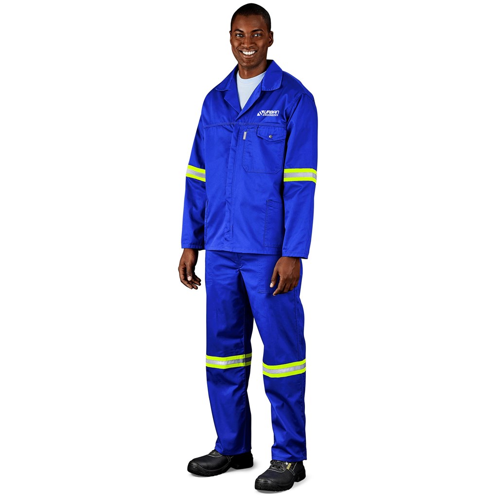 Site Premium Polycotton Jacket - Reflective Arms - Yellow Tape - Image 5