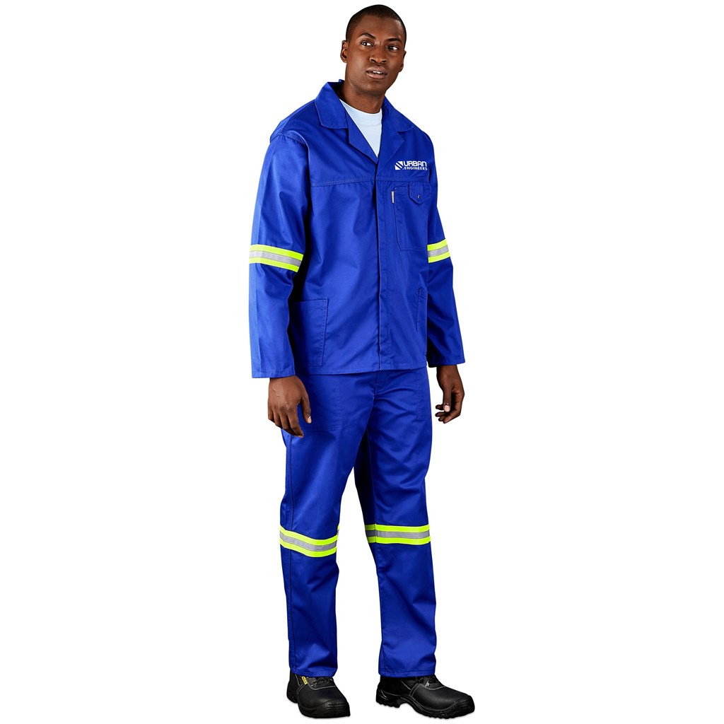 Site Premium Polycotton Jacket - Reflective Arms - Yellow Tape - Image 6