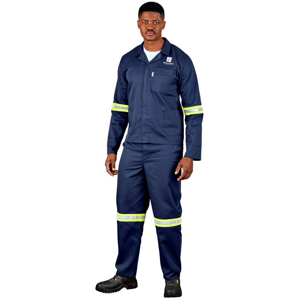 Site Premium Polycotton Jacket - Reflective Arms - Yellow Tape - Image 7