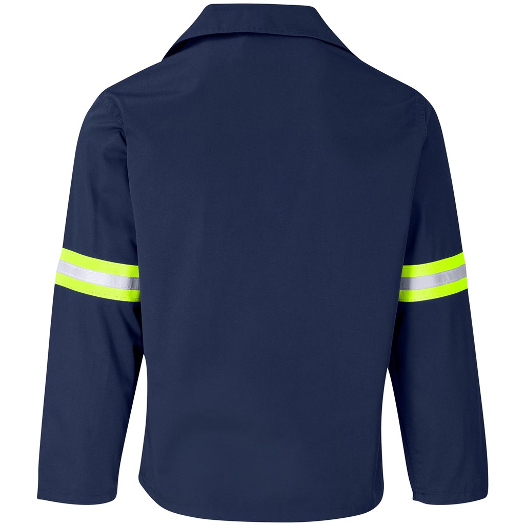 Site Premium Polycotton Jacket - Reflective Arms - Yellow Tape - Image 10