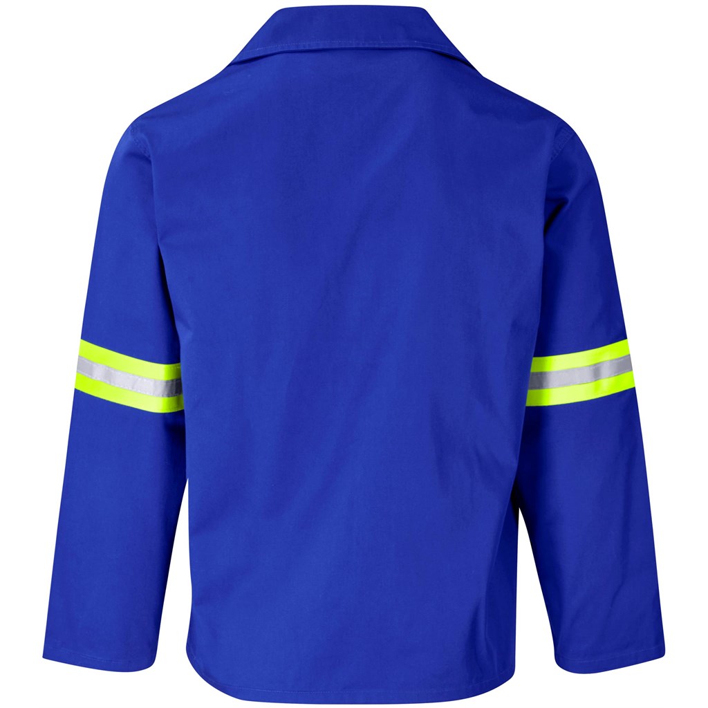 Site Premium Polycotton Jacket - Reflective Arms - Yellow Tape - Image 12