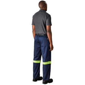 Alternative view of Site Premium Polycotton Pants - Reflective Legs - Yellow Tape