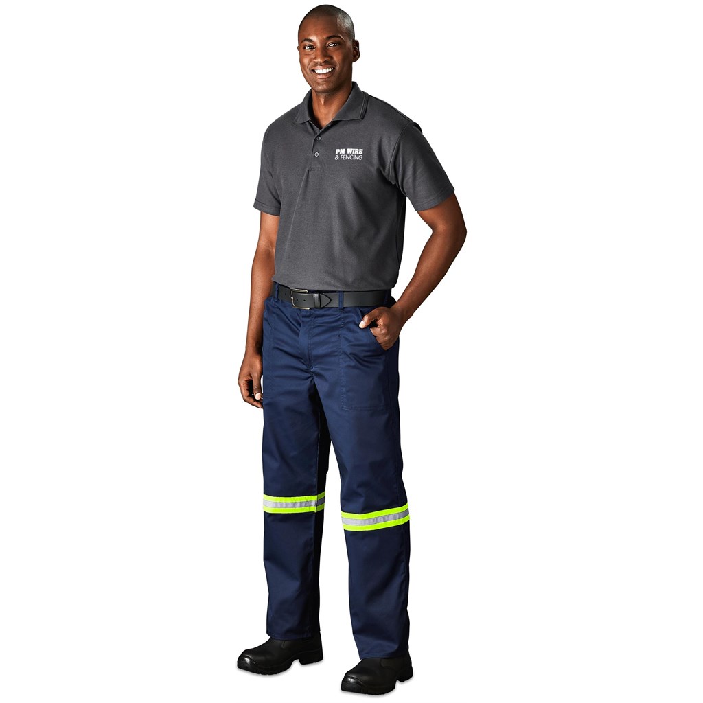 Site Premium Polycotton Pants - Reflective Legs - Yellow Tape - Image 3