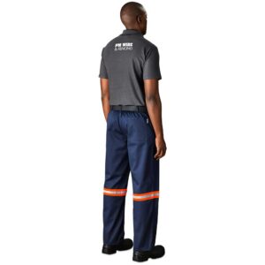 Alternative view of Site Premium Polycotton Pants - Reflective Legs - Orange Tape