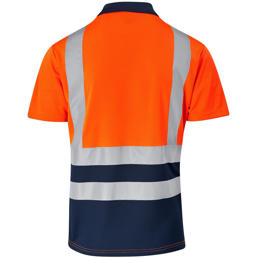 Surveyor Two-Tone Hi-Viz Reflective Golf Shirt - Image 13