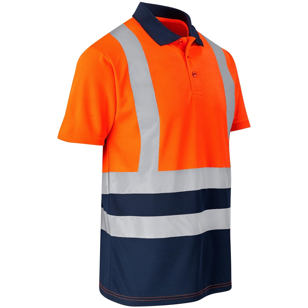 Surveyor Two-Tone Hi-Viz Reflective Golf Shirt - Image 14